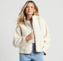 Load image into Gallery viewer, Adroit Sydney Faux Shearling Jacket w/Detachable Hood
