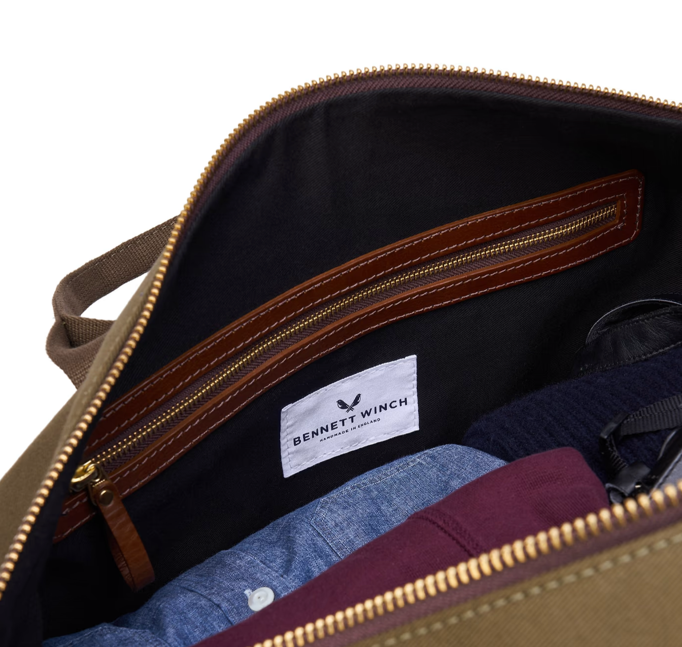 Bennett Winch Weekender Bag Olive – Tweed & Vine