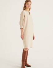 Load image into Gallery viewer, Rosso35 Sheath Dress with 3/4 Length Sleeves Beige
