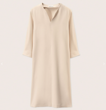 Load image into Gallery viewer, Rosso35 Sheath Dress with 3/4 Length Sleeves Beige
