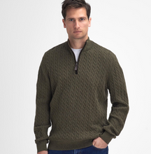 Load image into Gallery viewer, BARBOUR Ramsden Half Zip Sweater Olive
