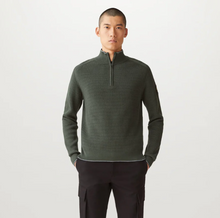 Load image into Gallery viewer, Belstaff Cole Quarter Zip Jumper Tile Green
