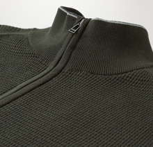 Load image into Gallery viewer, Belstaff Cole Quarter Zip Jumper Tile Green
