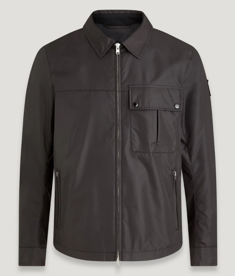 Belstaff Drill Overshirt Black