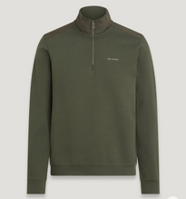 Load image into Gallery viewer, Belstaff Alloy Quarter Zip Sweatshirt Tile Green
