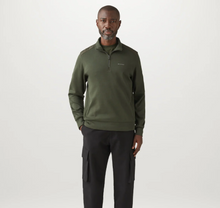 Load image into Gallery viewer, Belstaff Alloy Quarter Zip Sweatshirt Tile Green
