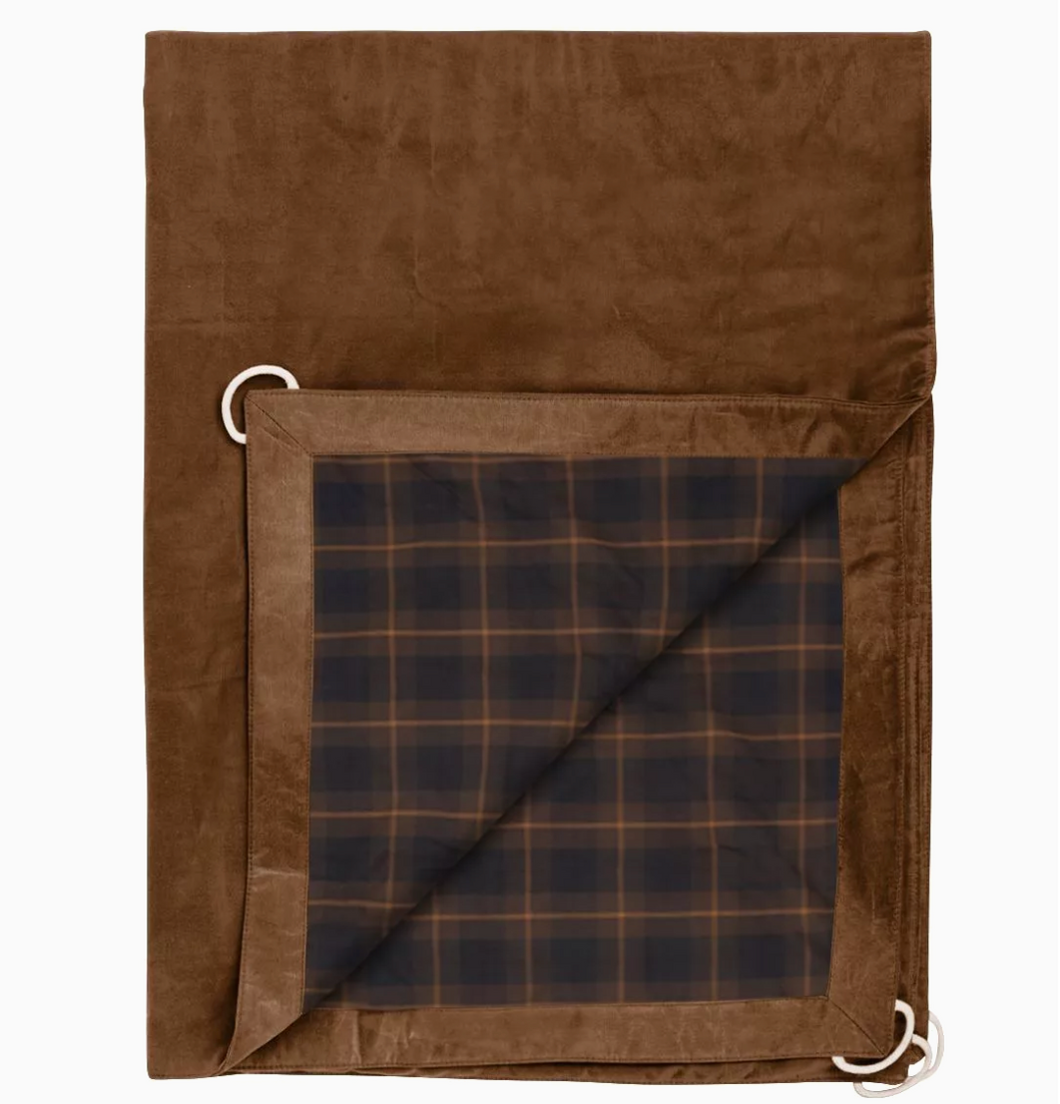 Amundsen Field Blanket Hunter Brown Check