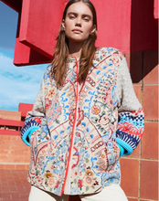 Load image into Gallery viewer, Aldo Martins Balbi Floral Jacquard Cocoon Coat
