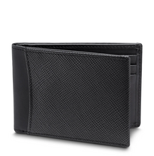 Load image into Gallery viewer, Bosca Saffiano Small Bifold Wallet RFID
