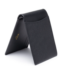 Load image into Gallery viewer, Bosca Saffiano Small Bifold Wallet RFID
