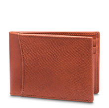 Load image into Gallery viewer, Bosca Saffiano Small Bifold Wallet RFID
