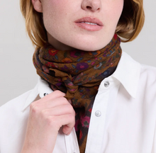 Load image into Gallery viewer, Hartford Floral Square Woven Scarf
