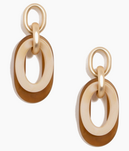 Load image into Gallery viewer, Z Jewelry Two Tone resin Link Earring
