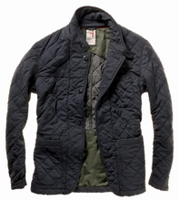 Load image into Gallery viewer, Relwen Quilted Trap Blazer Navy
