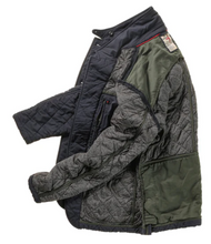 Load image into Gallery viewer, Relwen Quilted Trap Blazer Navy
