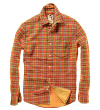 Load image into Gallery viewer, Relwen Chamois Lined Flannel Shirt - Orange Multi
