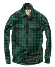 Load image into Gallery viewer, Relwen Mountain Flannel Green/Blk
