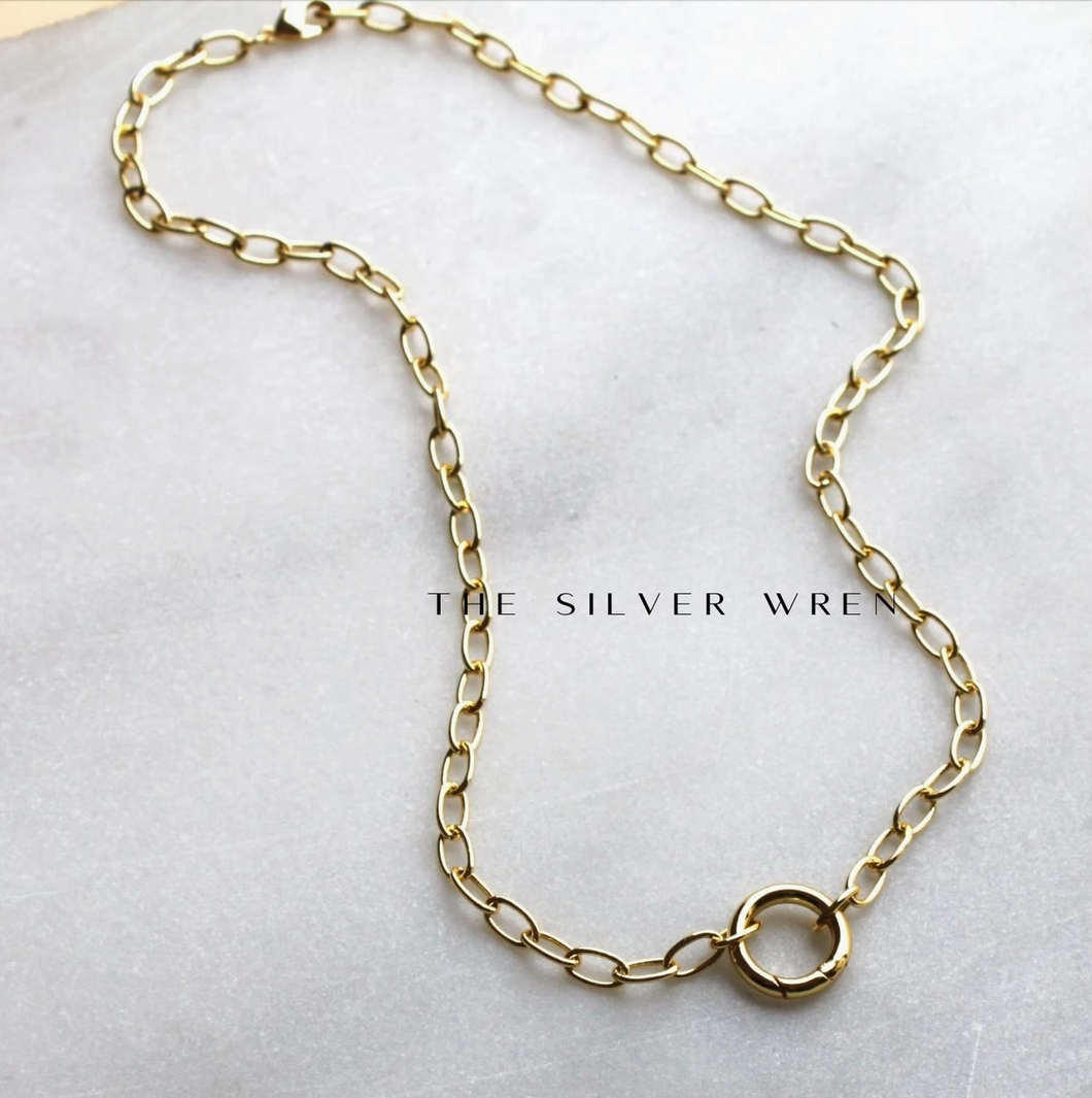 Silver Wren Charli Charm Holder Necklace