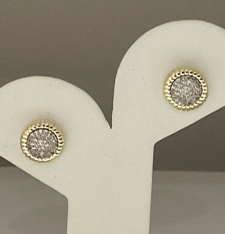 MBKJ Holiday Pave Stud Earrings