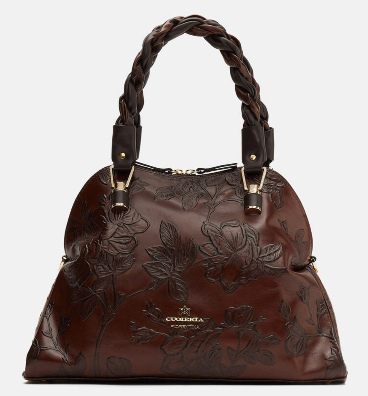 cuoieria fiorentina leather backpack Cuoieria Fiorentina Mimi Leather Embossed Tote Bag – Tweed & Vine