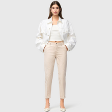 Load image into Gallery viewer, Mac Women&#39;s Chino Turn Up Ivory
