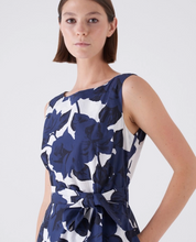 Load image into Gallery viewer, Amina Rubinacci Special ES Dress Navy Floral
