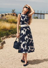 Load image into Gallery viewer, Amina Rubinacci Special ES Dress Navy Floral
