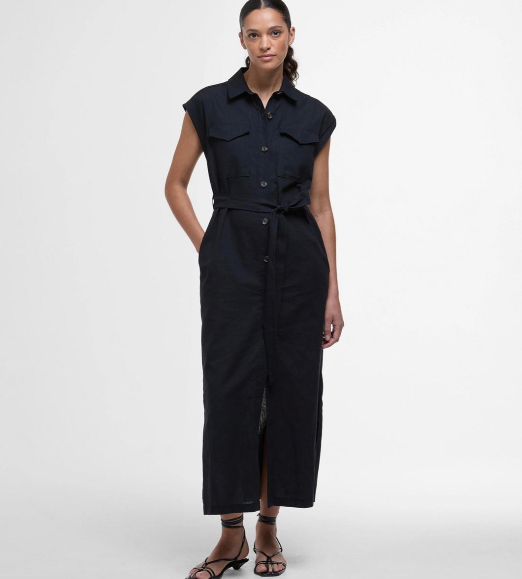 Barbour Women Birdie Maxi Dress Black