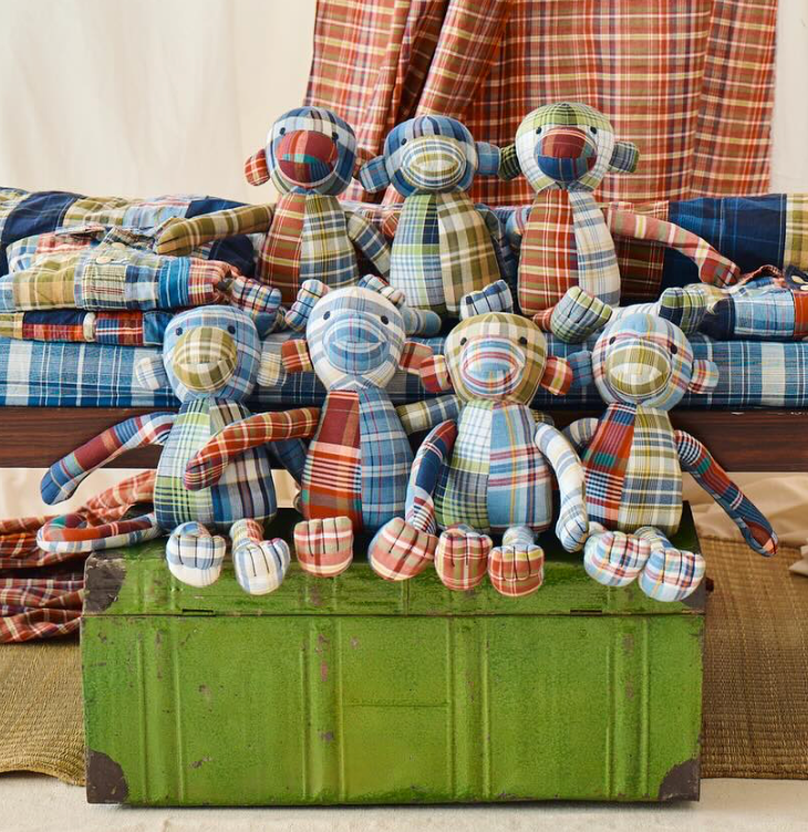 Original Madras Patchwork Monkey