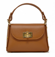 Load image into Gallery viewer, GF Leather Crossbody Bag Bamboo Latch
