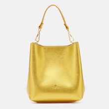 Load image into Gallery viewer, Cuoieria Fiorentina Small Bucket Bag Metallic
