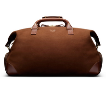 Load image into Gallery viewer, Bennett Winch Weekender Bag Brown Suede (Waterproof)
