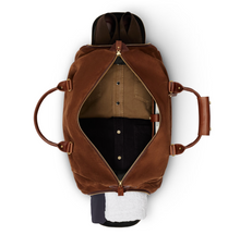 Load image into Gallery viewer, Bennett Winch Weekender Bag Brown Suede (Waterproof)

