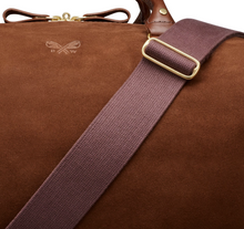 Load image into Gallery viewer, Bennett Winch Weekender Bag Brown Suede (Waterproof)
