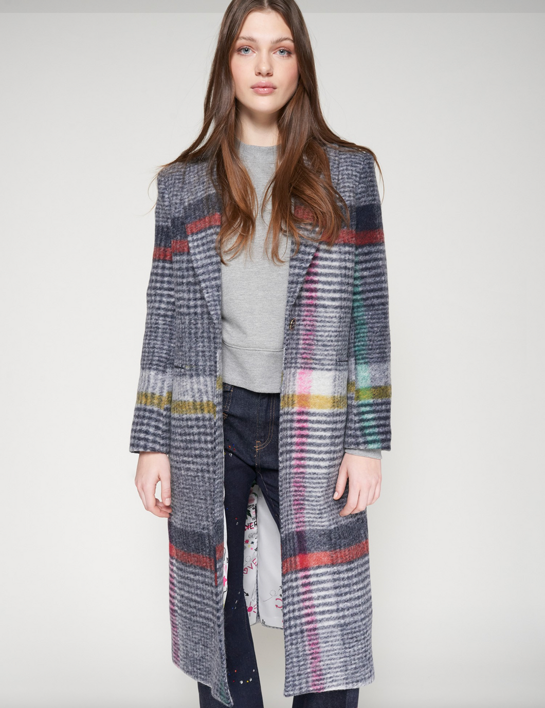 Vilagallo Coat Katherin 4Color Plaid