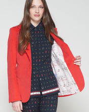 Load image into Gallery viewer, Vilagallo Jacket Red Corduroy Blazer
