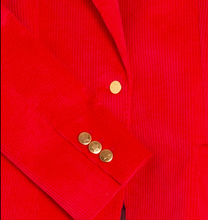 Load image into Gallery viewer, Vilagallo Jacket Red Corduroy Blazer
