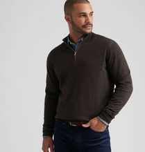 Load image into Gallery viewer, PETER MILLAR 1/4 ZIP AUTUMN CREST SWEATER - French Press
