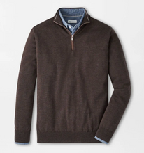 Load image into Gallery viewer, PETER MILLAR 1/4 ZIP AUTUMN CREST SWEATER - French Press
