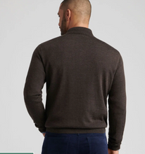 Load image into Gallery viewer, PETER MILLAR 1/4 ZIP AUTUMN CREST SWEATER - French Press
