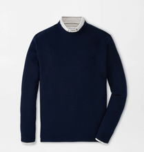 Load image into Gallery viewer, PETER MILLAR Autumn Crest Honeycomb Crewneck Sweater Navy
