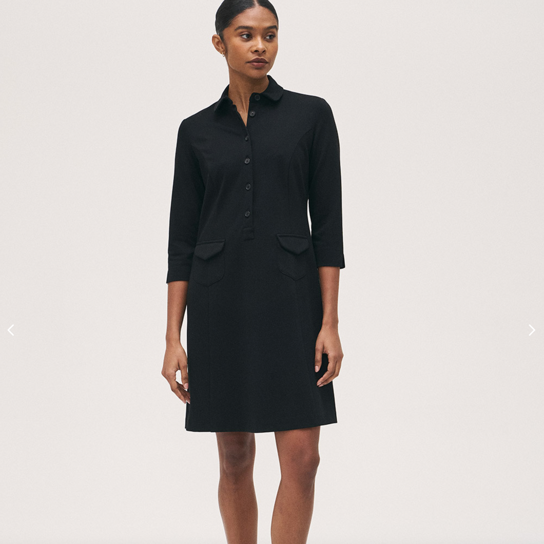 Rosso35 3/4 Sleeve Dress Navy