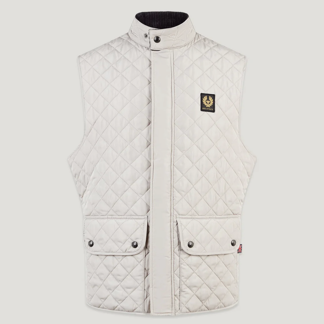 Belstaff Icon Gilet Cement Grey