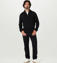 Load image into Gallery viewer, Belstaff Commander Quarter Zip Black
