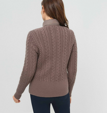 Load image into Gallery viewer, Anatomie Nina Puffer Jacket with Knit Sleeves Taupe
