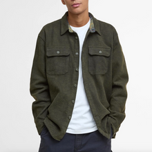 Load image into Gallery viewer, Barbour Baystone Relaxed Long Sleeve Shirt Olive
