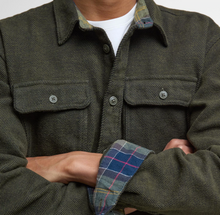 Load image into Gallery viewer, Barbour Baystone Relaxed Long Sleeve Shirt Olive
