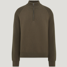 Load image into Gallery viewer, Belstaff Aspect Quarter Zip Sweater Major Brown

