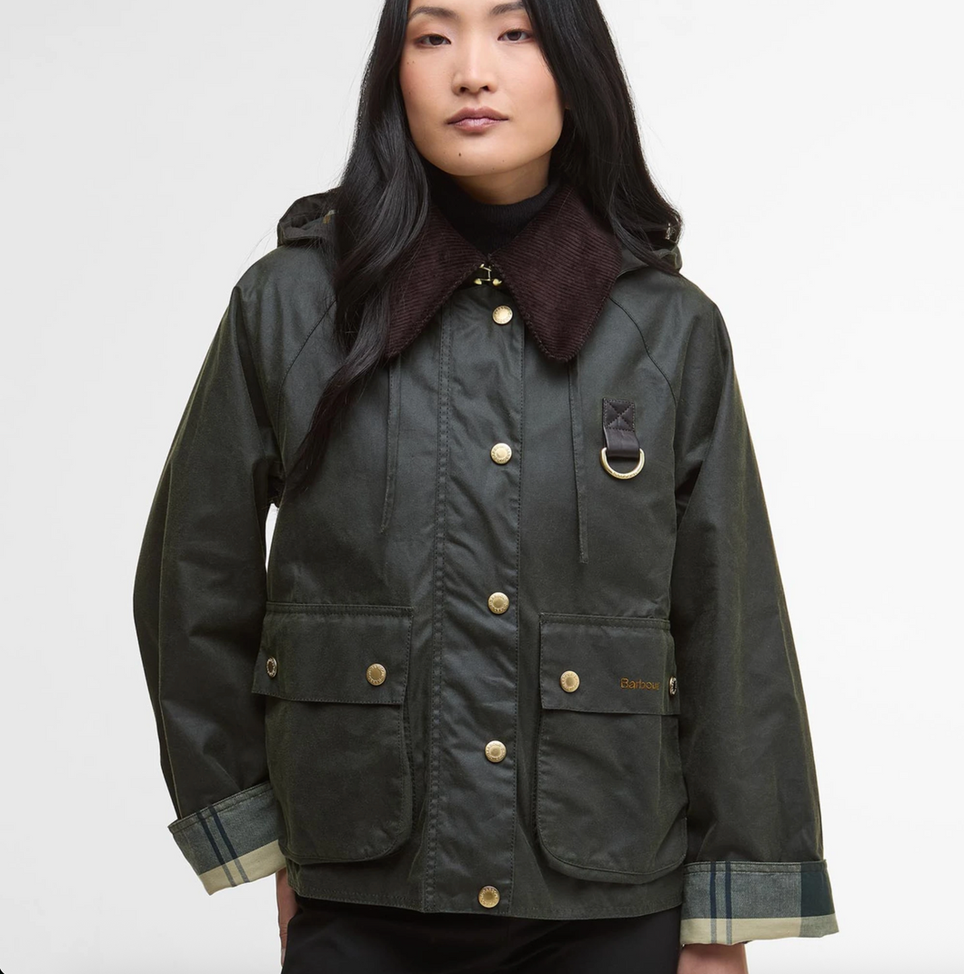 Barbour Reighton Wax Jacket Fern/Ancient
