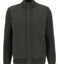 Load image into Gallery viewer, Barbour Milburn Zip Up Sweater Olive
